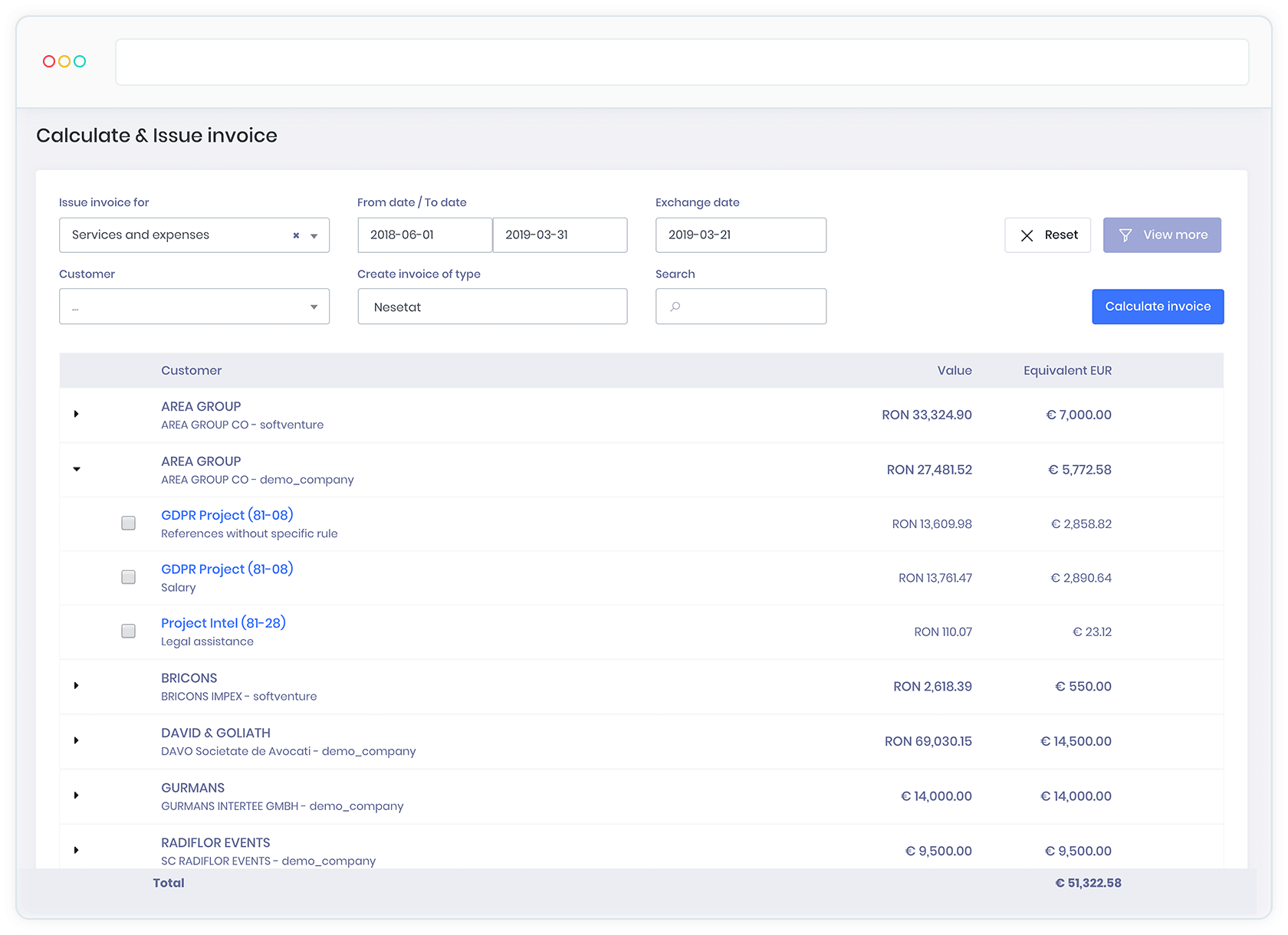 Facturare usoara avocati - KeyVision PRO, soft avocati