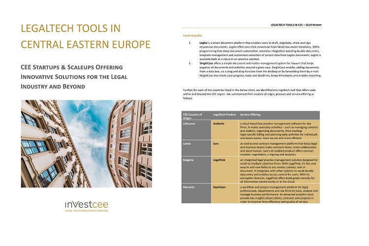 CEE LegalTech Report 2019 - KeyVision PRO, soft pentru avocati